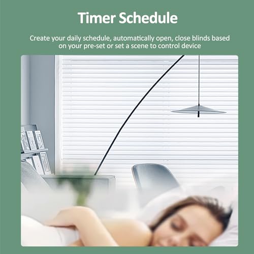 Image of Motorized Blinds Drive Motor WiFi Control Smart Chain Roller App Control Shade Timer Schedule with Remote Control