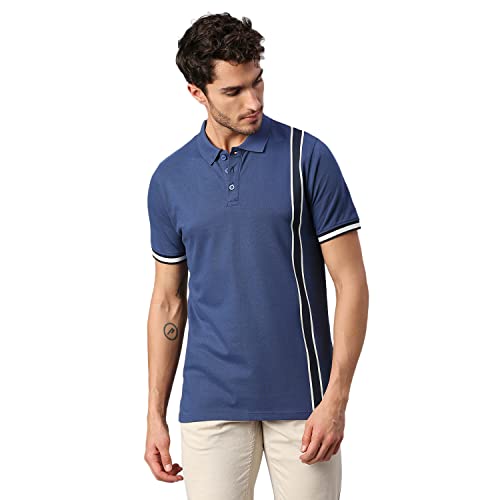 Image of Dennis Lingo Men's Slim Fit Burgundy Polo T-Shirt