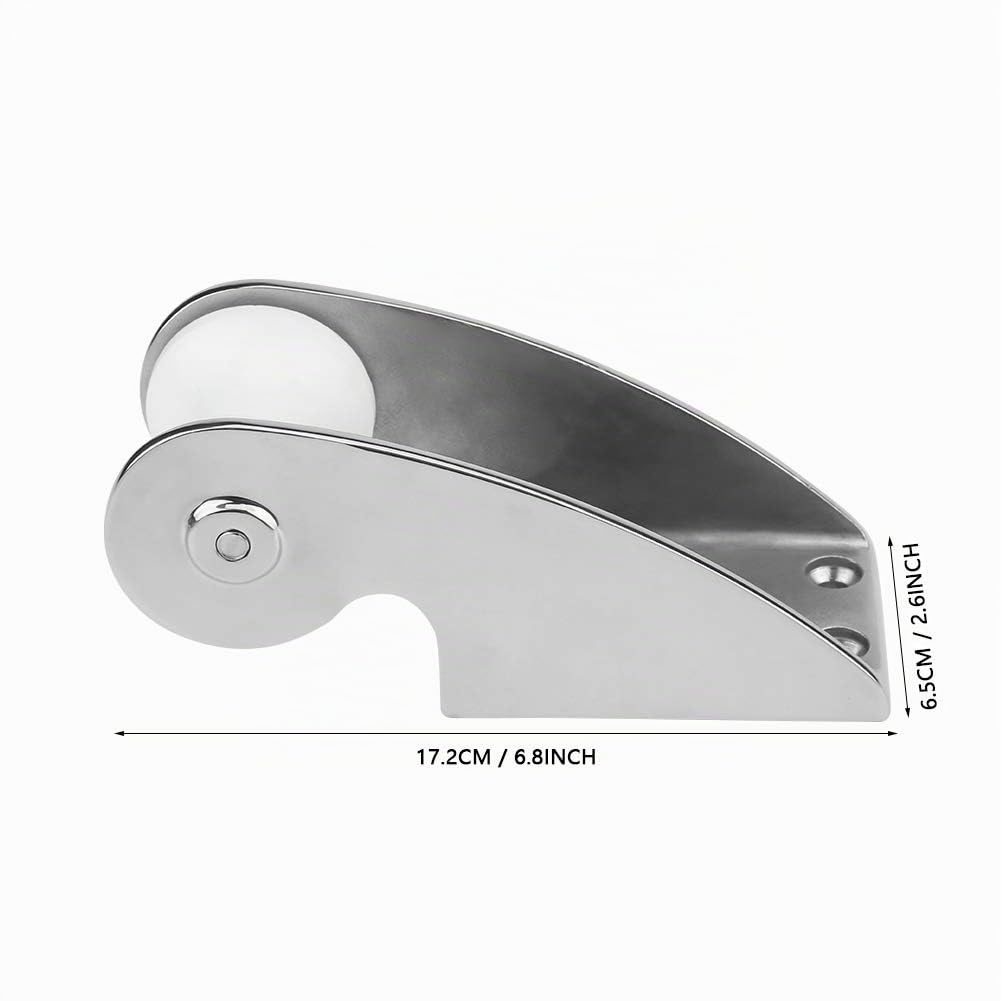 Astibym Musone di Prua Mare Staffa Musone di Prua Musone in Gomma Acciaio Inox 316 per Ancora Fissa 20x8x6,Pezzi di ricambio per barche,yacht