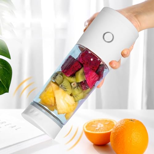 Image of Portable Blender Electric Juicers Fruit Mixers USB Rechargeable Smoothie Mini Personal Juicer 6 Blades 3Gears with High Carbon Stainless Steel Colour Printed Coated