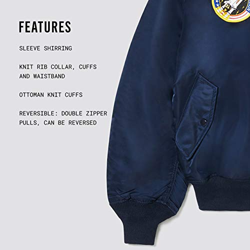 Alpha Industries MA-1 NASA Bomber Flight Jacket - Fighter Pilot Flight Jacket4