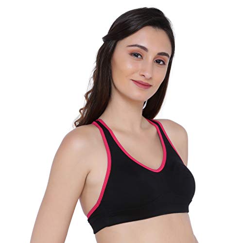 Image of Women's Cotton Blend Non-Wired Sports Bra