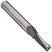 Sandvik Coromant R217.15 Carbide Square Nose End Mill, Metric, TiAlN Monolayer Finish, Non-Center Cutting, 60 Deg Helix, 5 Flutes, 92mm Overall Length, 16mm Cutting Diameter, 16mm Shank Diameter