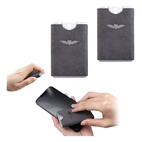 Yoope Portable Reusable 2 in 1 Screen Cleaner & Microfiber Cloth, Screen Cleaner Spray for Electronic Devices-2pcs Cover