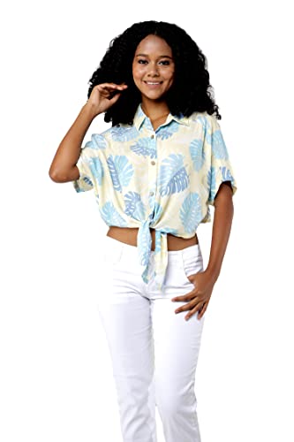 Image of Hawaii Hangover Family Matching Hawaiian Clothes, Pacific Palm Cream | Family matching Hawaiian outfits, Pacific Palm Cream, lightweight rayon, machine washable, tropical leaf print, luaus