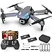 Wipkviey Drone with Camera for Kids/Adults/Beginners | T28 Foldable RC Quadcopter Toys, Birthday Present for Boys Girls with 26-30 Mins Flight (w/2 Modular Batteries and Carrying Case)