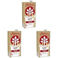 Vitasoy Original Long Life Soy Milk 1L (Pack of 3)