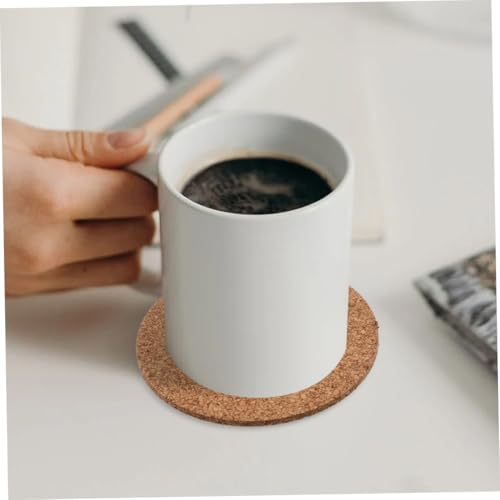 Sous-verres ronds liège antidérapants dessous de table - 7
