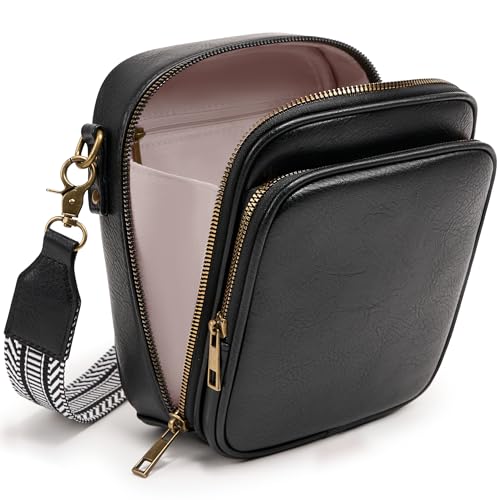 Image of Small Crossbody Bag for Women with Card Slots Vegan Leather Messenger Bag Men Wallet, Cross Body Anti-theft Shoulder Purse