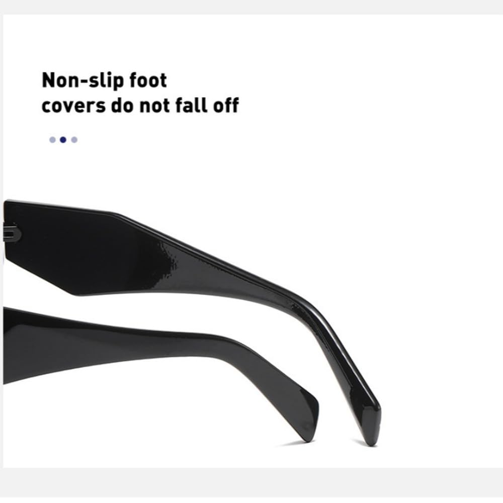 Gafas de sol de moda estilo ojo de gato con patilla ancha para mujer, protección UV