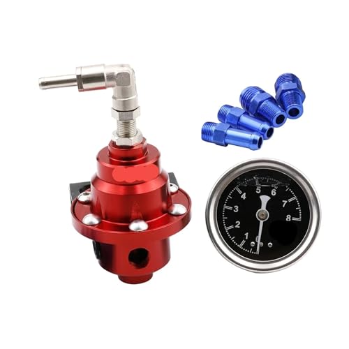 Regulador de presión de combustible con indicador visual y ajuste Type S-RED 3