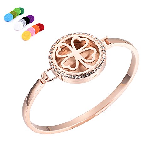 Pulsera Difusor Aromático Eléctrico con Incrustaciones de Cristal