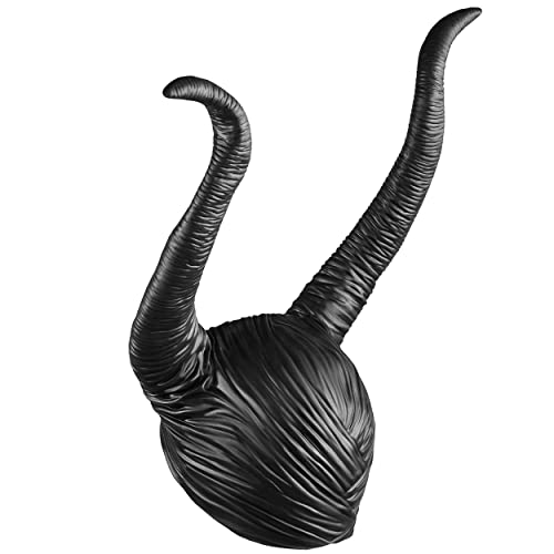 Balinco Latex Horns Ladies Hat - Gothic Cosplay Horns Headband - Witch Costume, Carnival Fancy Dress, Black - Image 3
