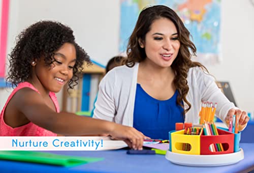 Creative Caddy Rotating Art Supplies Organizer Storage Caddy For Kids Desk thumb #4