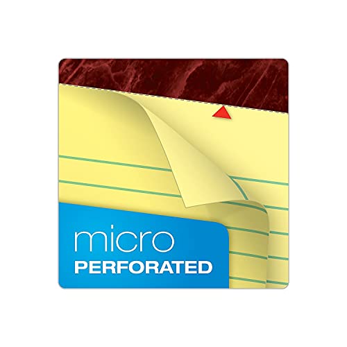 Esselte Corporation Perforated Pads,Legal,50 Sheets,8 1/2" x 11 3/4" ,4/Pack,Canary - Image 4