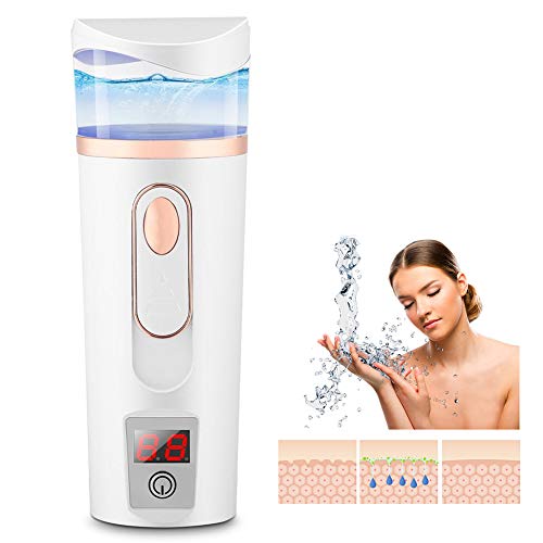 Facial Mister Nano Ionic Moisturizing Mister for Skin, Portable Skin Analyzer Tester