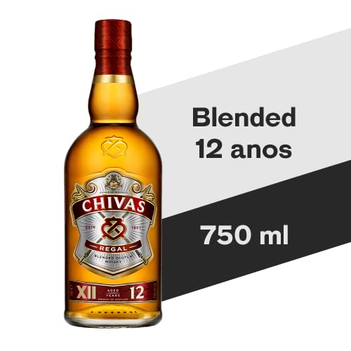 Whisky Chivas Regal 12 anos Blended Escocês - 750 ml