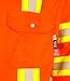 BOCOMAL FR Shirts for Men Hi Vis High Visibility 6.5oz Lightweight Type O Flame Resistant Refective Safety Shirt