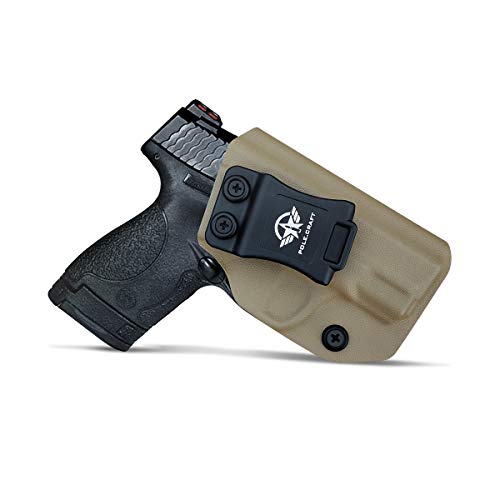 POLE.CRAFT M&P Shield 9mm Holster IWB Kydex for Smith & Wesson M&P Shield 9mm .40 3.1' Barrel S&W Pistol Case, Inside Waistband Holster M&P Shield 9mm 40 Accessories,Right Hand