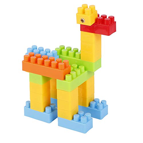 Blocos De Montar Didático Infantil Educativo - 124 Peças