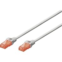 DIGITUS Cavo LAN Cat 6 – 25 m – U/UTP non schermato – 1 Gbit/s – 250 MHz – PoE++ –