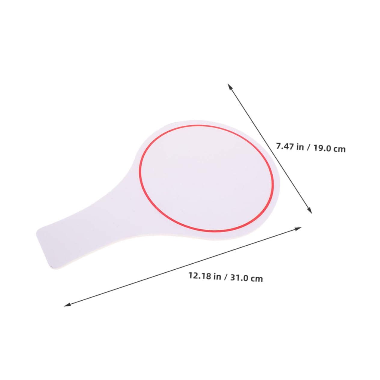 Garneck Versatile Handheld Scoreboard Dry Erase Paddle Boards for Students Small Whiteboard for Competitions