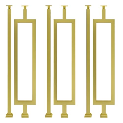 Balaustres de hierro forjado ajustables para terrazas exteriores y escaleras interiores del hogar