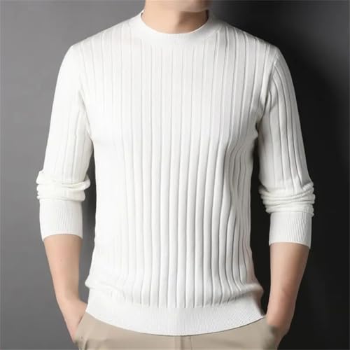 Men's V-Neck Long Sleeve Pullover Winter Fashion Knitted Casual All-Match Simple Korean Style Top4