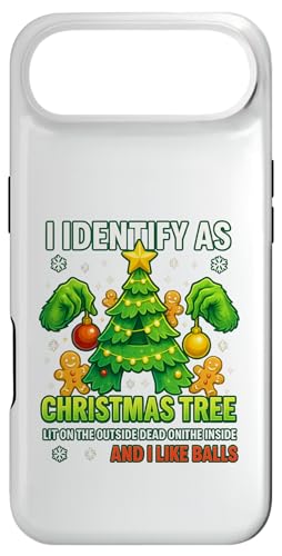 I Identify As A Christmas Tree Lit On The Outside Dead On X}zP[X iPhone Air p
