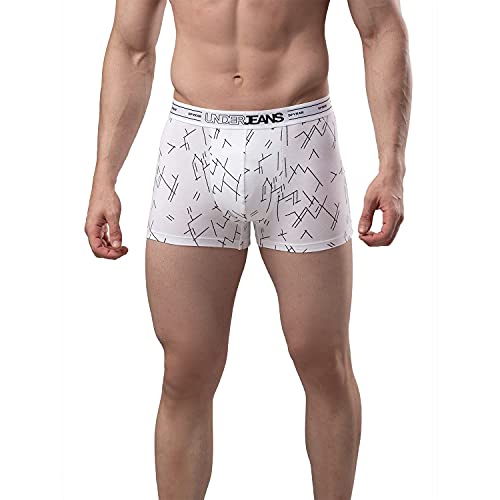 Image of Underjeans Men's Cotton Blend Regular Fit Trunk