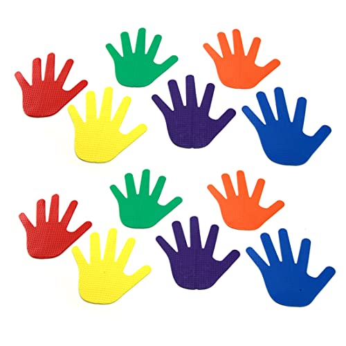 Image of GSi Spot Markers - Non-Slip Non-Toxic Poly Spots - Floor Markers for PE, Sports & Classroom Activities