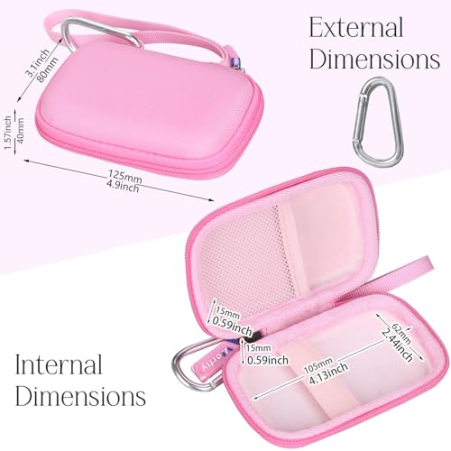 Image of Carrying Case for HiFi Walker H2 / SnowSky /FiiO Echo MINI /Surfans F20 / MECHEN M30 HiFi MP3 Music Player(Case Only) (Pink)