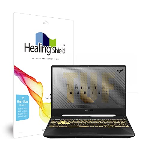 Muellery Healingshield �X�L���V�[���t���ی�t�B���� Screen Protector Light Oleophobic High Gloss Film Compatible with ASUS TUF Gaming F15 FX50