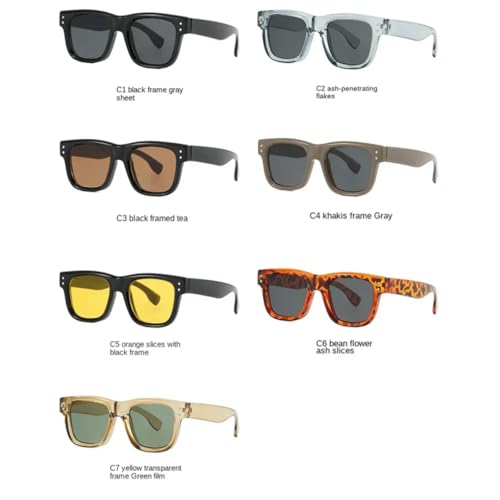 Lunettes de soleil UV400 unisexes au design tendance et chic