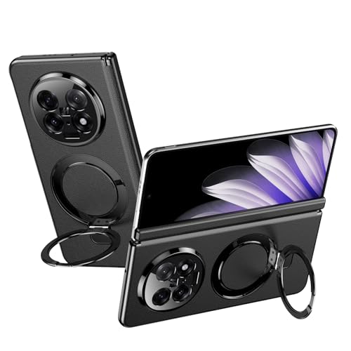 Coque Oppo Find N5 2025 noire pour regarder vos vidéos avec le support réglable