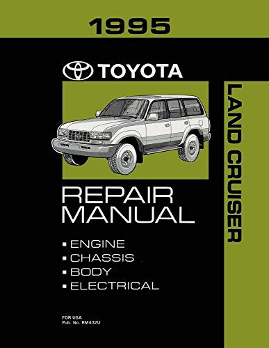 bishko automotive literature 1995 Toyota Land Cruiser Shop Service Repair Manual Book Engine Drivetrain OEM