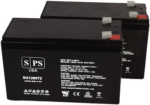 Powerware Axxium Rackmount 1000 12V 9Ah UPS Replacement Battery (2 Pack)