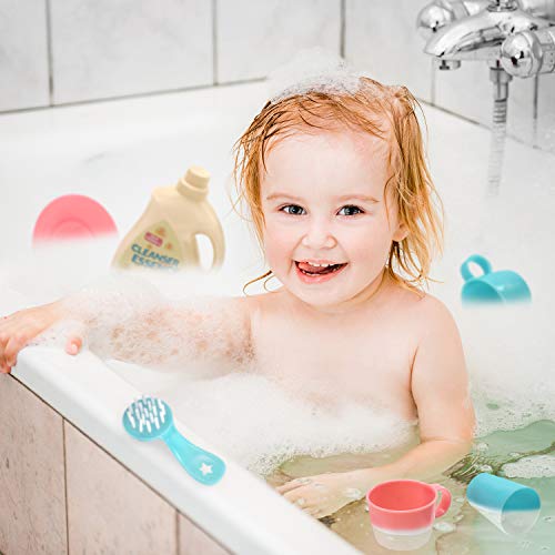 Cute Stone CS-XSC-P-NEW Color Changing Play Kitchen Sink Toys, Children Electric Dishwasher Playing Toy With Running Water,Upgraded Real Faucet And Play Dishes,Pretend Play Kitchen Toys For Kids Boys Girls thumb #8