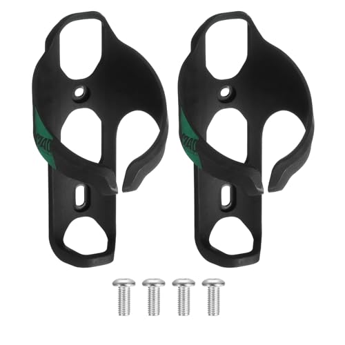 Porte-bouteille vélo carbone ultra stable Harfington lot de 2 supports légers avec vis vert
