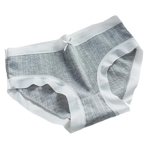 Color Block Hipster Panties for Women Stretch High Waisted Cotton Briefs Breathable Comfy Ladies Cheeky Underwear