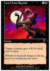 Magic: the Gathering - Howl from Beyond - Seventh Edition
