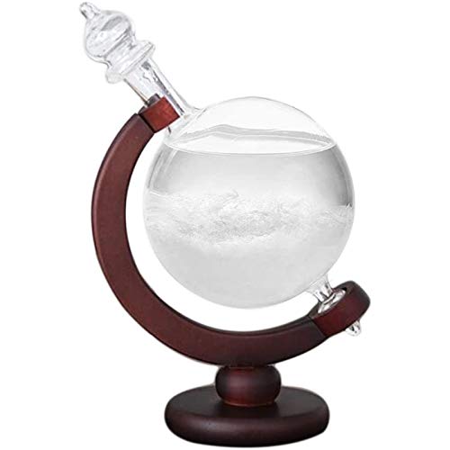 Wetterstation Creative Glass Storm Globe Wetter Forecaster Flasche Meteorologische Anzeigeflasche Kristallbarometer Home Glass Crafts Gelten Für