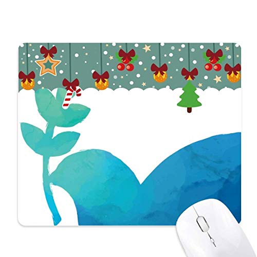 Tapis de souris olive bleu en caoutchouc haute qualité