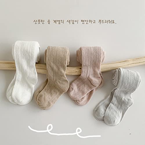 KAGAYD Girls Solid Knit Leggings Toddler Pants Leggings for Girls School Unifor𝓶 Kids Warm Pantyhose3