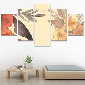 SIGNWIN 5 Panel Canvas Wall Art Modern Art...