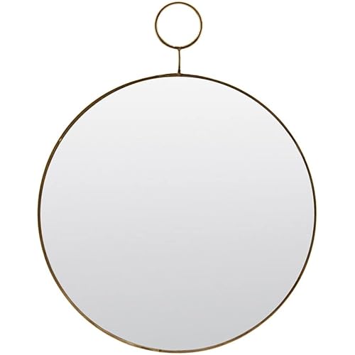 House Doctor Mirror The Loop, Brass, 32 x 32 cm