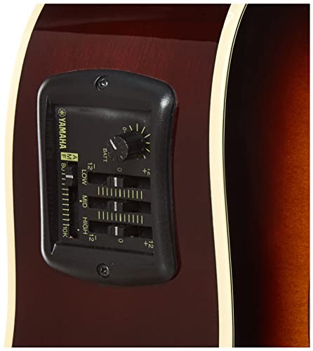 Yamaha – FX370CTBS – Guitare Electro-Acoustique à Pan Coupé – Tobacco Brun Sunburst - Les Beatles, Paul McCartney, John Lennon, RIngo Starr, George Harrison Yamaha - FX370CTBS - Guitare Electro-Acoustique à Pan Coupé - Tobacco Brun Sunburst – Image 4