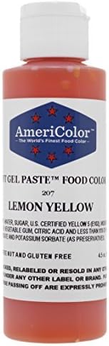 Americolor Soft Gel Paste Food Color, 4.5-Ounce, Lemon Yellow