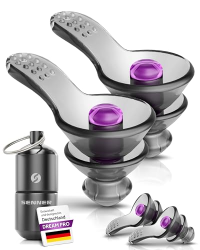 Senner ® DreamPro - Ohrstöpsel für ruhigen Schlaf -...