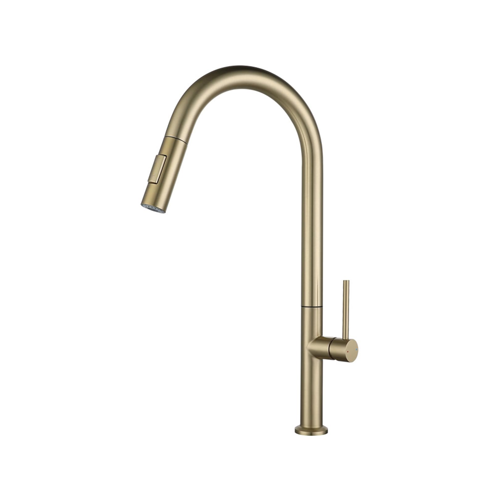 XJTNLB Rubinetto Cucina Touch con Doccetta Estraibile Oro Spazzolato